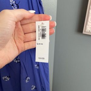 Old Navy Blue Floral childrens dress